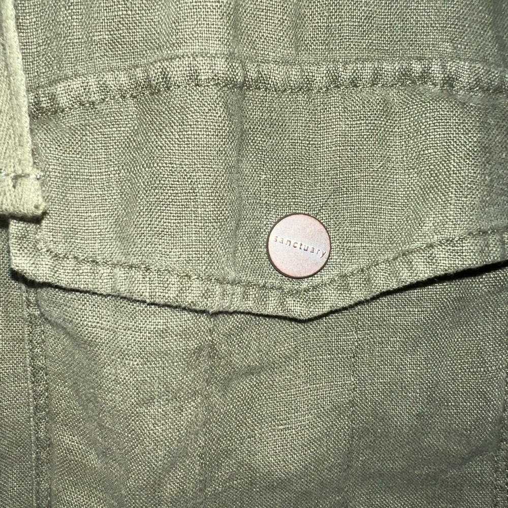 Sanctuary linen utility jacket - Picture 5 of 8